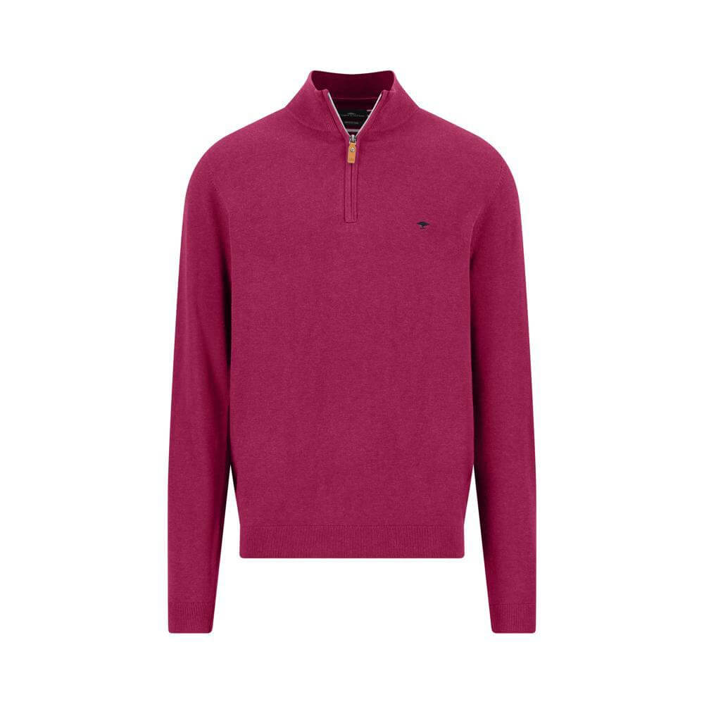 Fynch-Hatton Air Cotton Troyer Zip Jumper